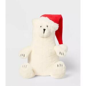 (3) 7" Gigglescape Polar Bear with Holiday Hat Stuffed Animal Ages 1+ New
